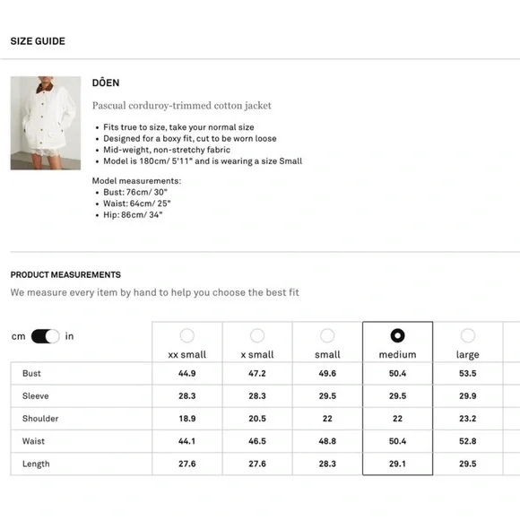 Doen Pascual Barn Jacket in Salt Small - Picture 7 of 15